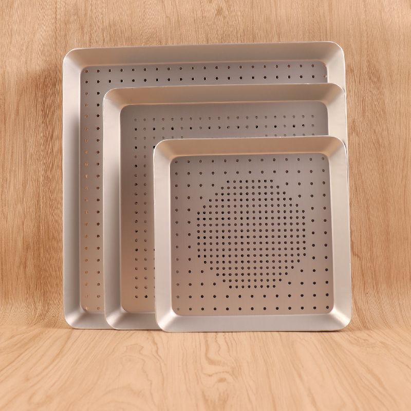 Square Perforated Baking Tray / loyang kue kering lubang bolong