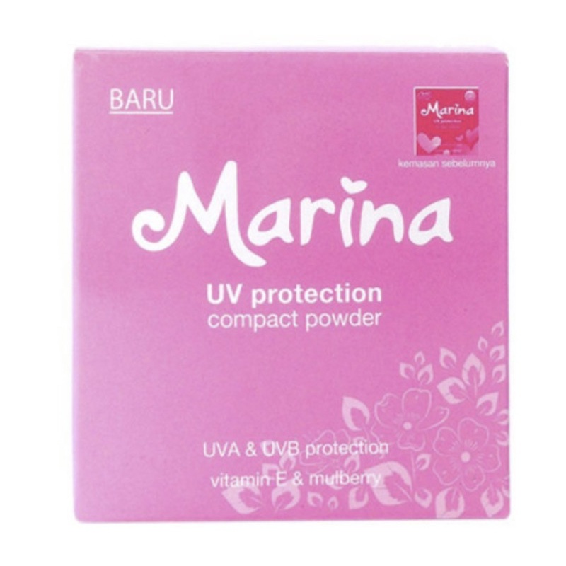 Marina compact powder UV 12 gram ( bedak padat marina )