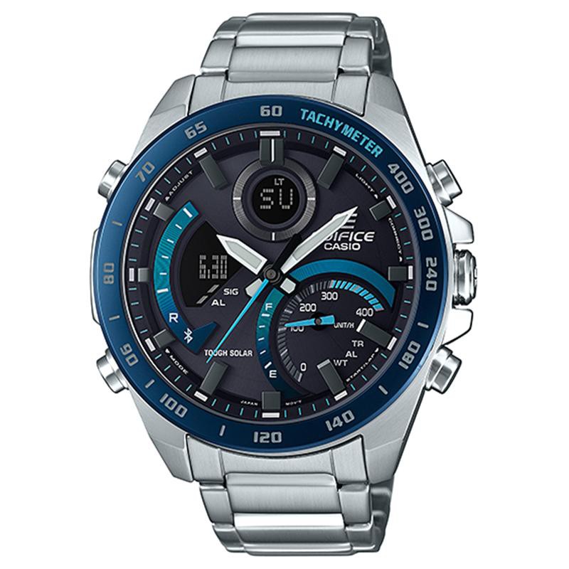 CASIO ORIGINAL EDIFICE ECB-900DB-1B ECB 900DB 1B 900 DB ECB900 JAM TANGAN PRIA JAM DUNIA JAMDUNIA