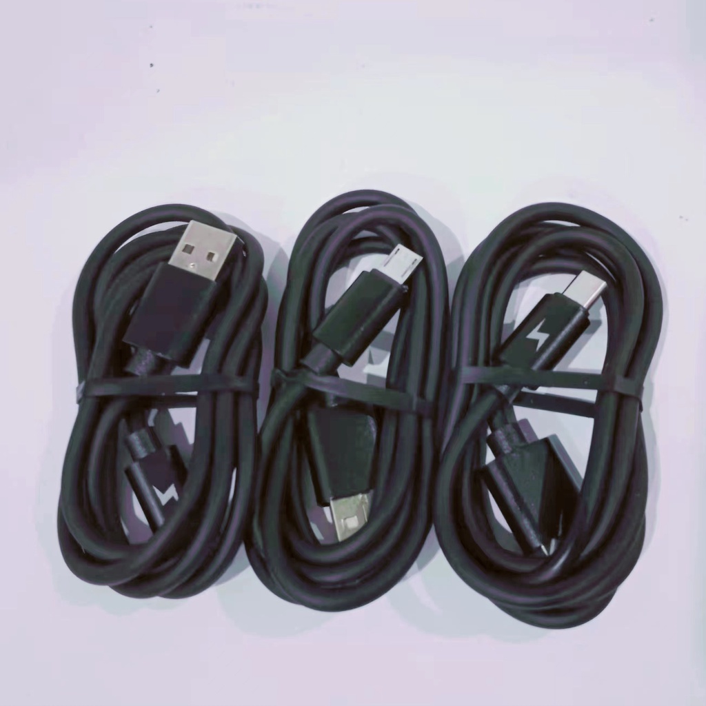 【1089】KABEL CHARGER BLACK MICRO V8 SUPPORT FAST CHARGIN/ DATA KABEL CAS MURAH MICRO V8