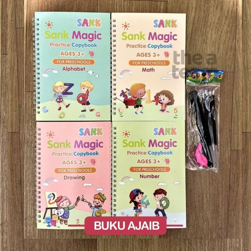 

SNAK MAGIC PRACTICE BOOK 1 SET 4 BUKU + PULPEN