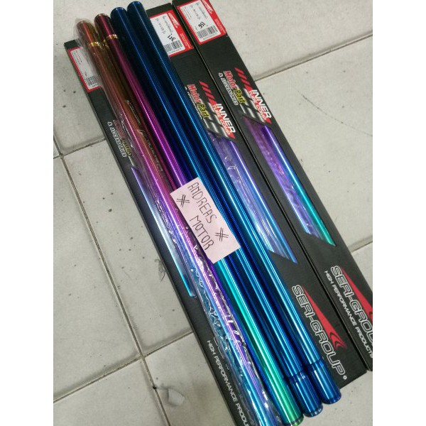 CEKIDOTT As Shock Depan Sonic Satria Fu Rainbow Blue Polos Original Thailand