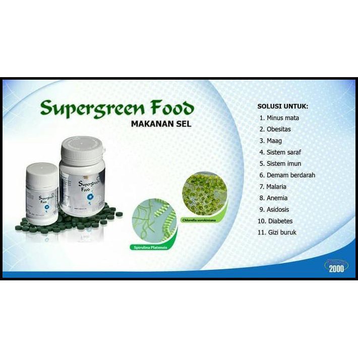 SUPER GREEN FOOD / SGF 600 TABLET BERKASIAT