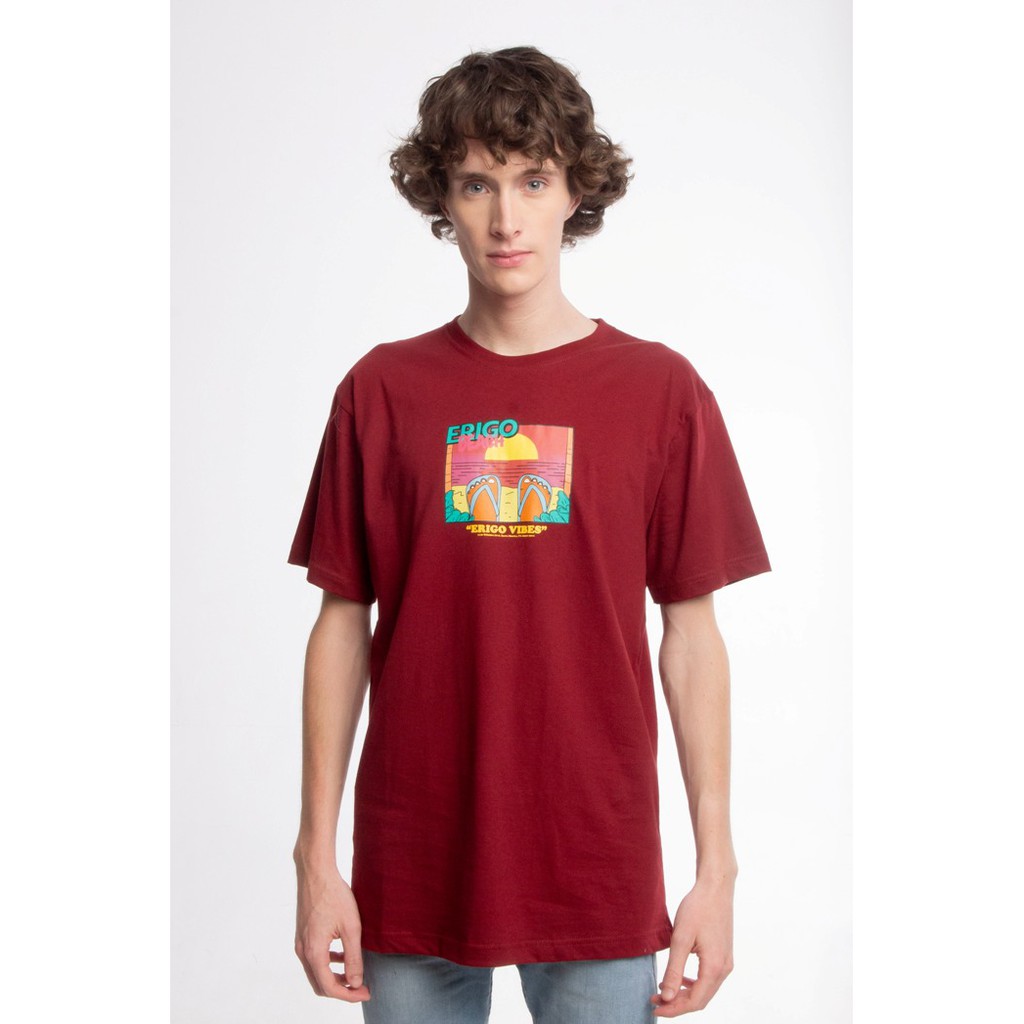 

Erigo T-Shirt Slippers Maroon