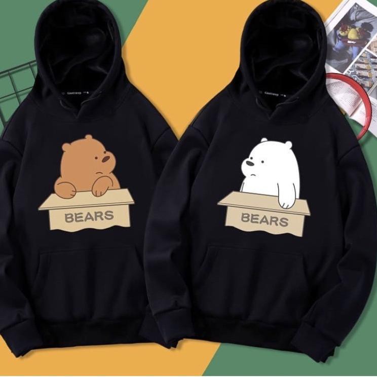 Special Price.. BEAR BOX HOODIE SWEATER | SWEATER COUPLE | HOODIE COUPLE