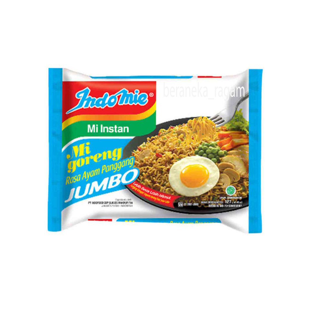 

INDOMIE MI INSTANT GORENG AYAM PANGGANG JUMBO 129 GRAM