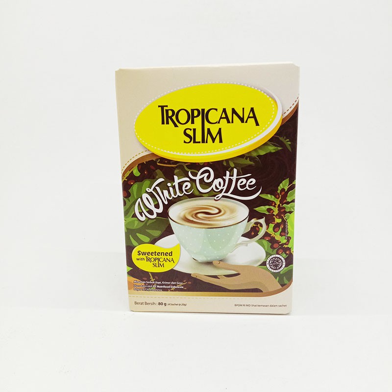 

TROPICANA SLIM WHITW COFFEE 4'S 80 G