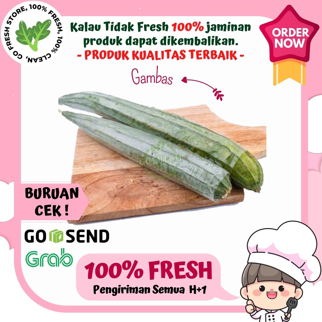 

GAMBAS / OYONG SAYURAN SEGAR LOKAL MURAH 500 GRAM
