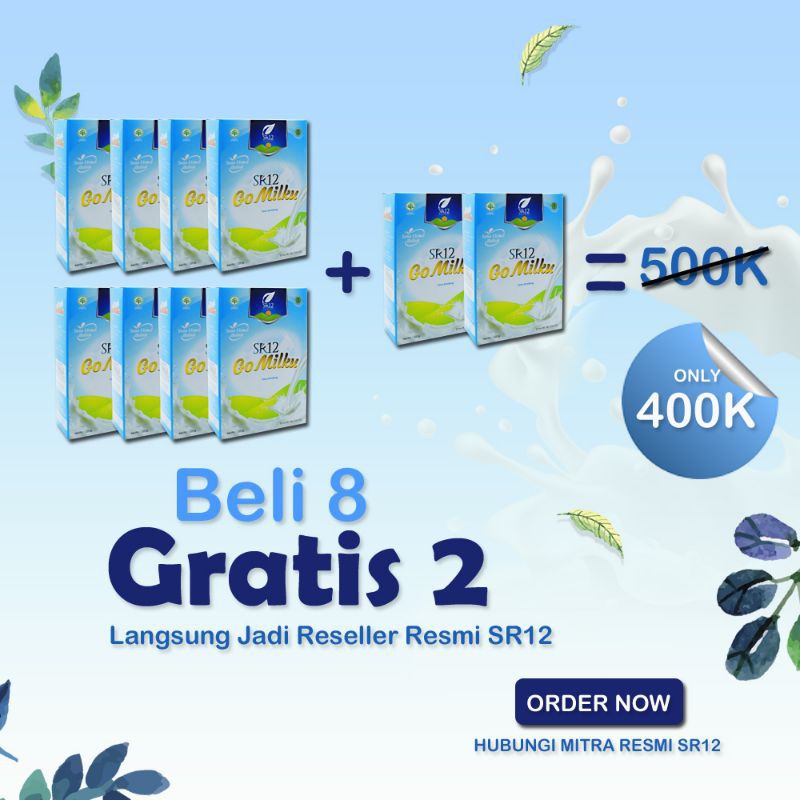 

JAMINAN LARIS | PAKET RESELLER SUSU KAMBING ETTAWA / GOMILKU SR12 DIJAMIN LARIS