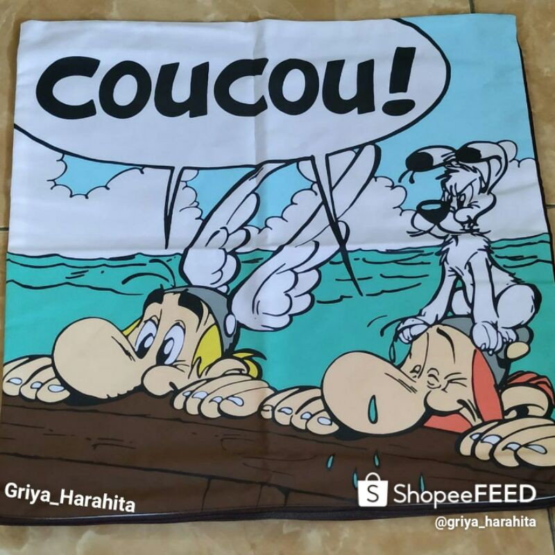 Sarung Bantal Kartun Asterix Obelix