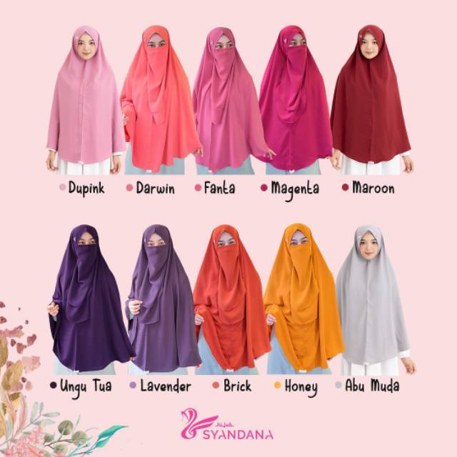 Hijab Syandana - Nesya Khimar Non Pet Wolvis