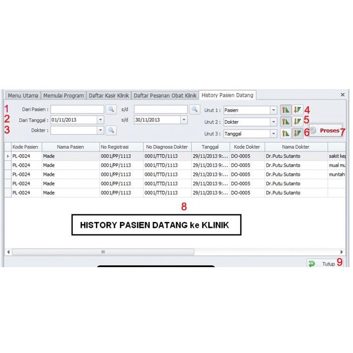 PROGRAM TOKO APOTEK DAN KLINIK 4.0 UNTUK DATA RECORD PASIEN / OBAT DOKTER SUPPORT PRINTER STRUK KASIR