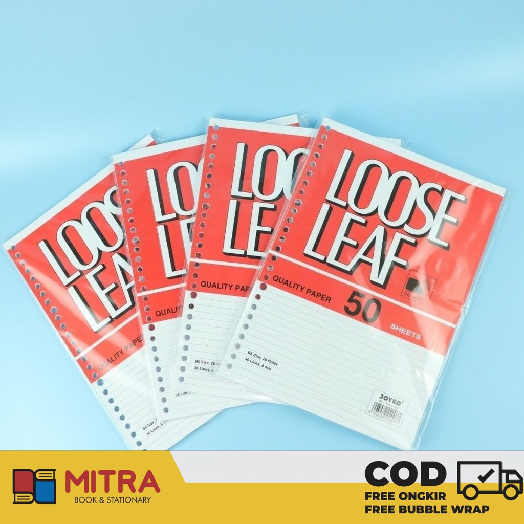 

Loose Leaf B5 Garis Joyko isi 50 Lembar