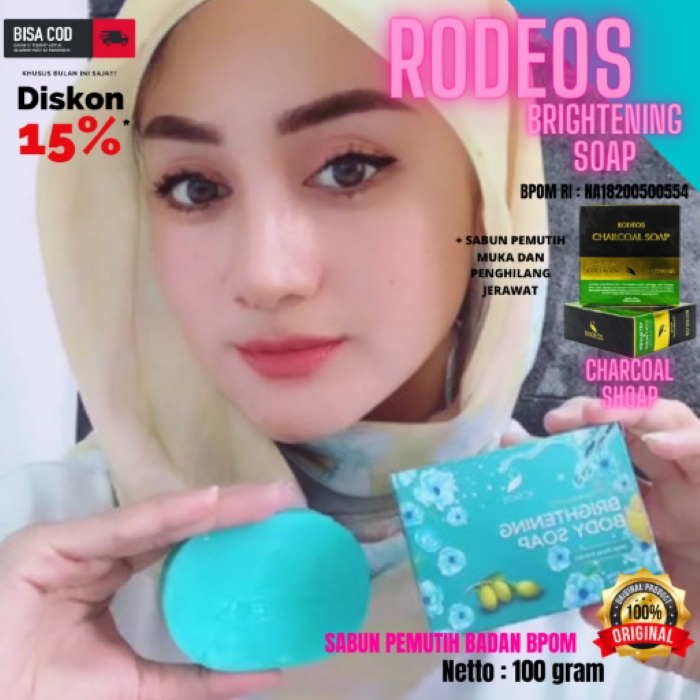 RODEOS Sabun Pemutih Badan Permanen Sabun Pemutih Bdan Bpom Sabun Pemutih Badan Pria Sabun Pemutih B