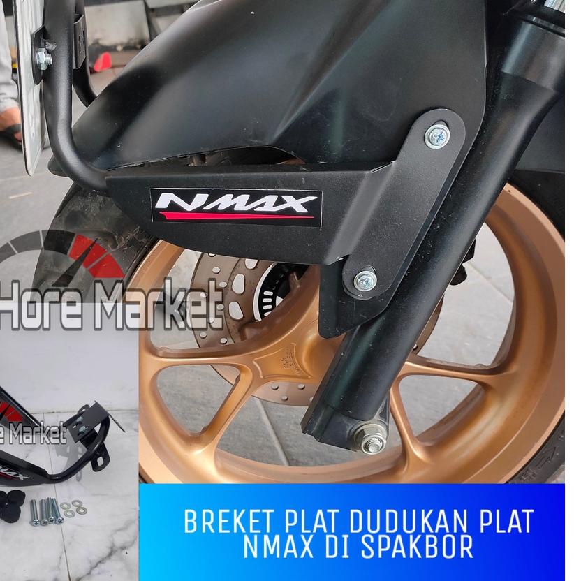 DUDUKAN PLAT NOMOR BESI TEBAL NMAX BREKET PLAT NMAX DI SPAKBOR 2015 2016 2017 2018 2019 2020