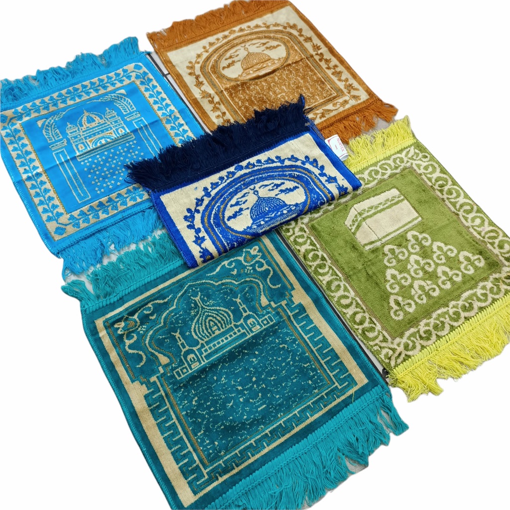 Grosir Sajadah Muka Travel IZMIR KECIL 35 x 35 cm Tipis Ringan