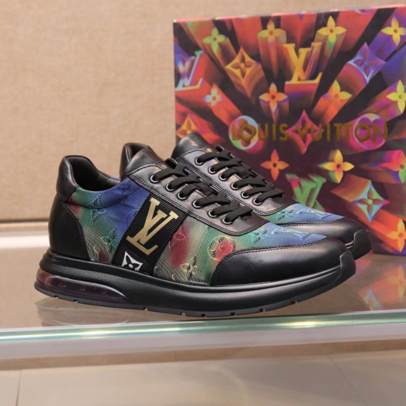 lv sneaker shoes top sepatu pria lou is vuitton P1SHOES mirror