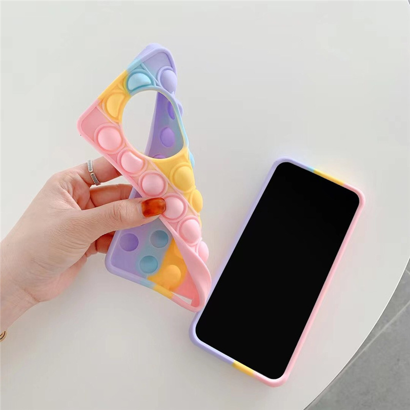 Case Silikon Motif Mainan Fidget Pop It Untuk Huawei Mate 40 30 P40 P30 Pro 5G Y7A Nova 8 7 SE 5 Pro 5T 4 3 3i