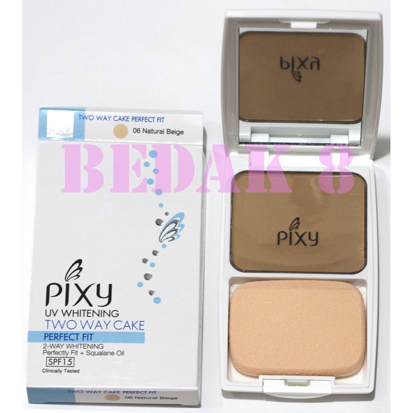 BEDAK PIXY UV WHITENING TWO WAY CAKE PERFECT FIT