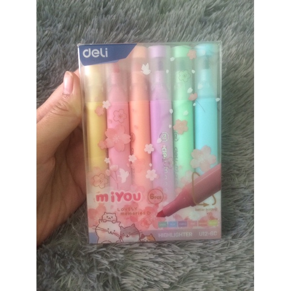 

DELI STABILO PASTEL 6 WARNA