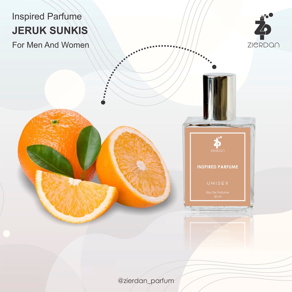 Zierdan Inspired Parfum Buah Jeruk Sunkis Parfume Farfum Minyak Wangi Tahan Lama Pria&amp;Wanita Unisex