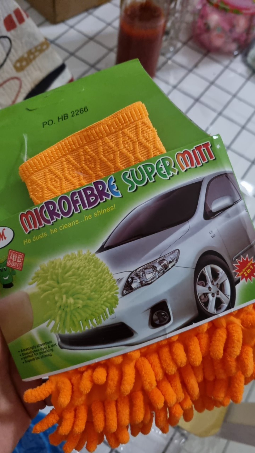 Kain Lap Microfiber Motor Handuk Cendol Cuci Pembersih Micro Fiber