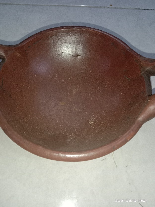 Gerabah | Wajan Tanah Liat Natural / Wajan Serabi D17