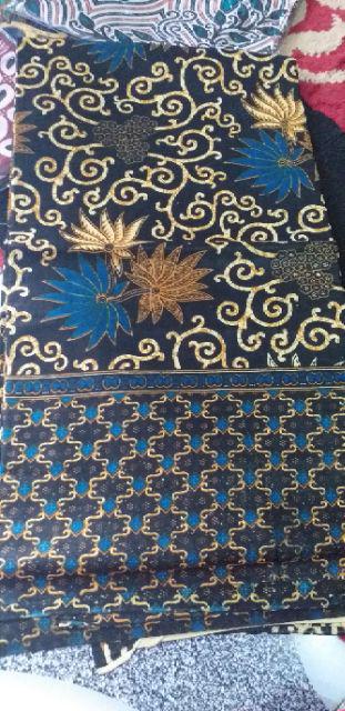 Tmj Kain Batik Sogan Brama Set Embos / Batik Asli Pekalongan / Batik Ori Pekalongan
