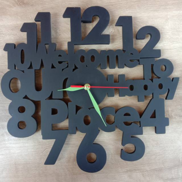 Jam dinding kayu / jam dinding wooden / jam dinding ukir