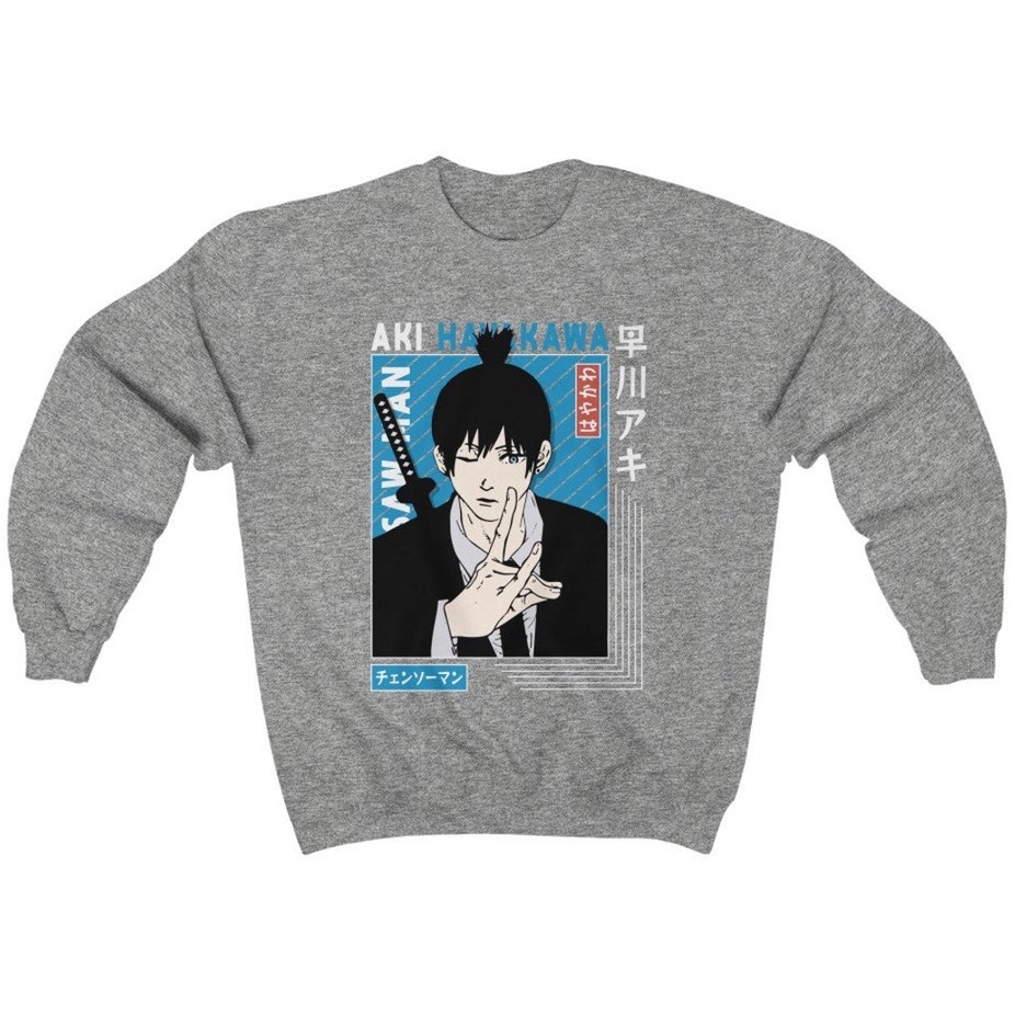 Crewneck Aki Hayakawa the Chainsaw Man Anime Manga