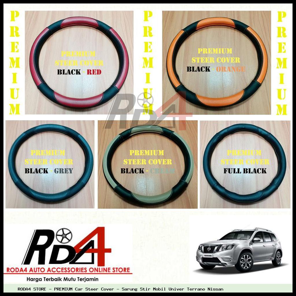 PREMIUM Car Steer Cover - Sarung Stir Mobil Univer Terrano Nissan