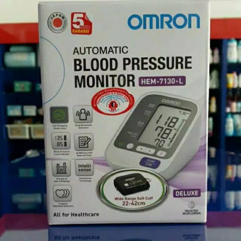 OMRON HEM 7130 L / Tensimeter Digital Omron plus adaptor