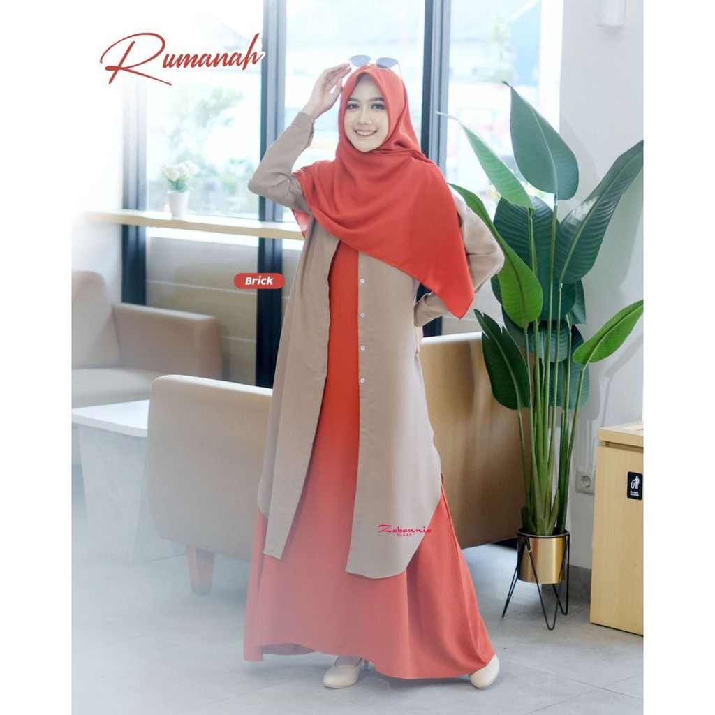 (TUNIK ONLY & SET) Rumanah By Zabannia