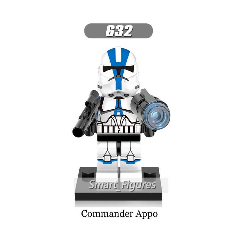 Mainan Action Figure Clone Trooper Minifigures Commander Appo Gree Neyo Kashyyk Star Wars X0162