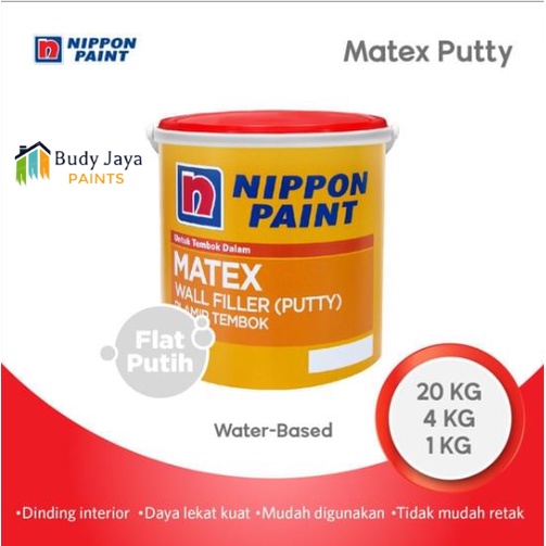 DEMPUL MATEX PLAMIR TEMBOK MATEX 1 KG / MATEX WALL FILLER 1KG / MATEX WALL PUTTY / DEMPUL TEMBOK