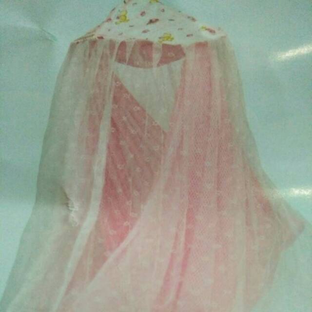 Satu set kain jaring ayunan bayi beserta kelambu merk my dear