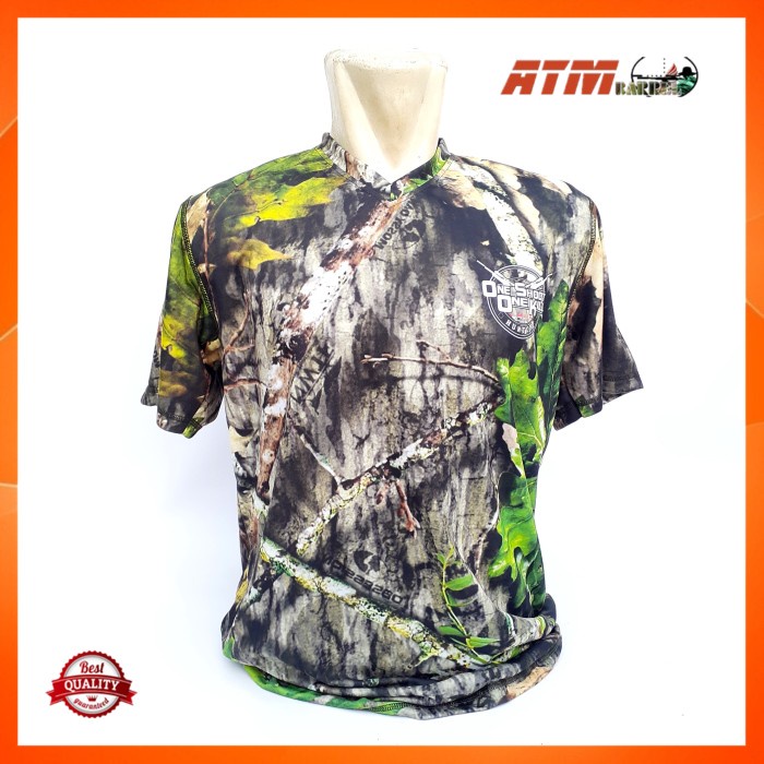 Jual Baju Camo Berburu Kaos Hunting Kamuflase Hijau Daun Shopee Indonesia