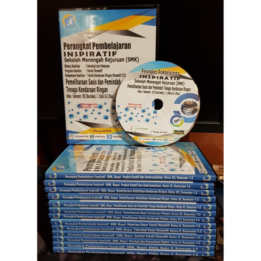 CD RPP SMK Kelompok Teknik Kendaraan Ringan Otomotif (TKRO) Rpp Pjj Daring & Luring C1 C2 C3