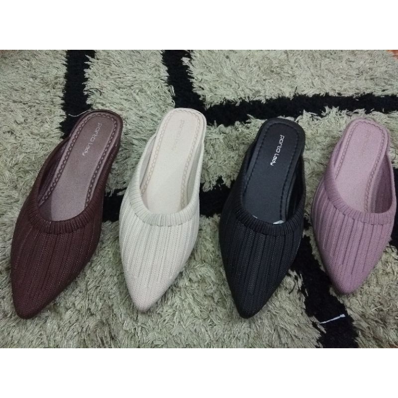 sandal wanita slop jelly/karet impor porto lady type Dta terbaru, bisa bayar ditempat (cod)