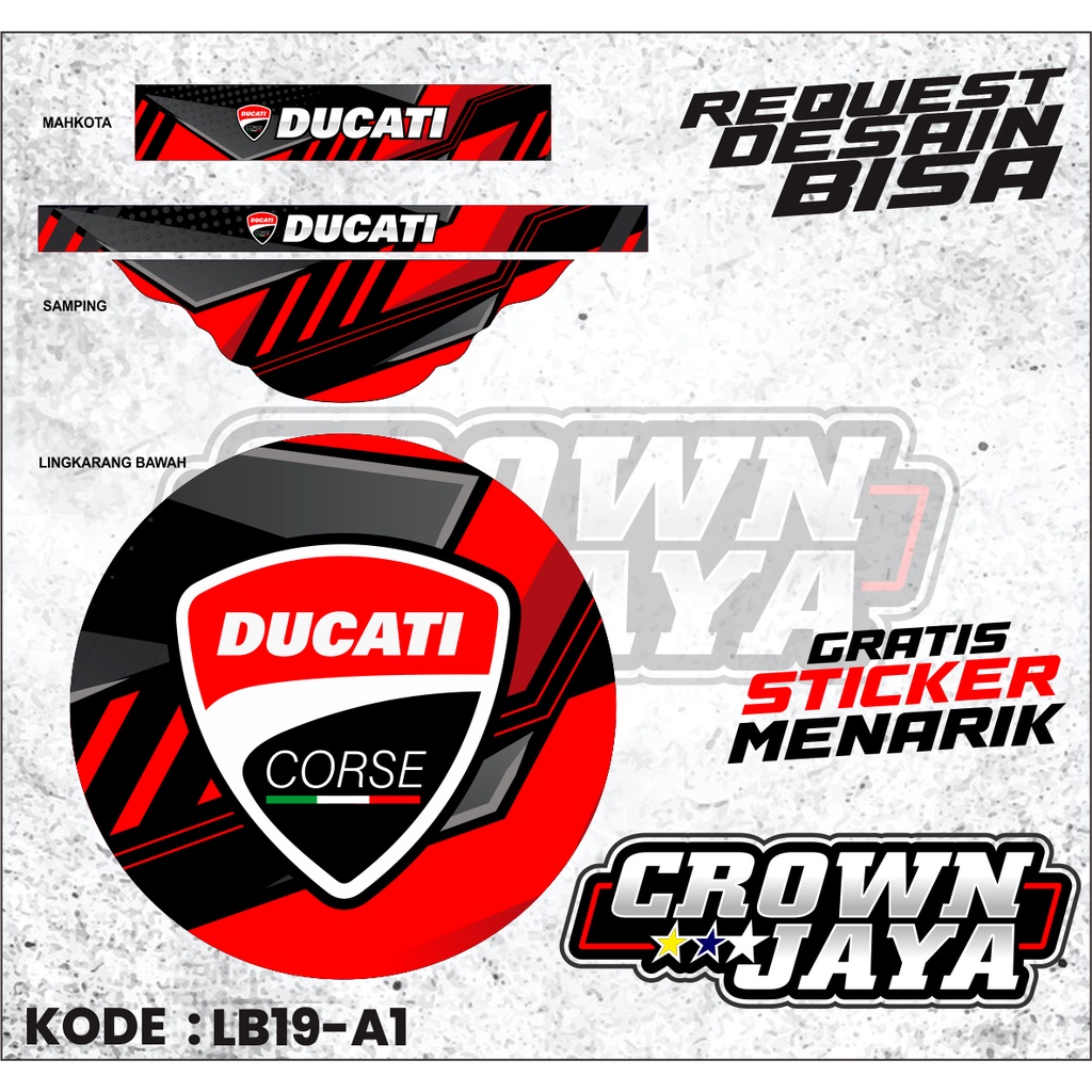 STIKER KANDANG LOVEBIRD UNIVERSAL / DECAL SANGKAR LOVEBIRD MOTIF RACING / STIKER TEBOK LOVEBIRD