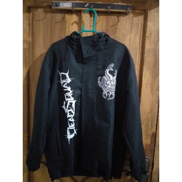 Hoodie Windbreaker DEADSQUAD seri SNAKEGOAT Original