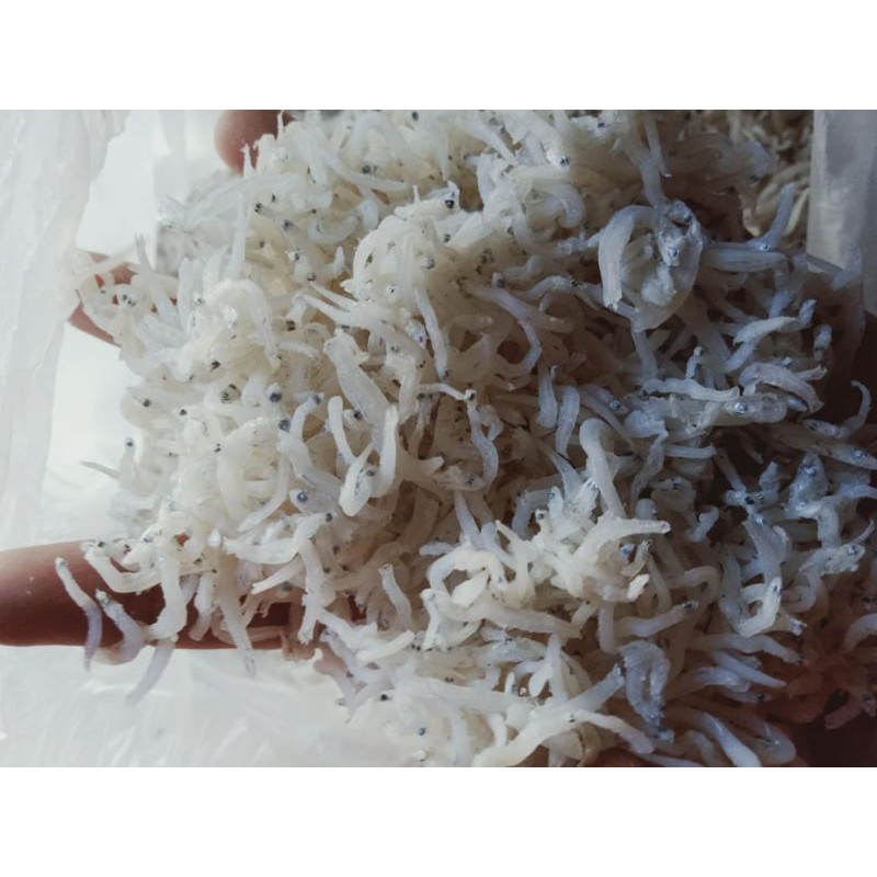 

ikan teri /nasik rebus