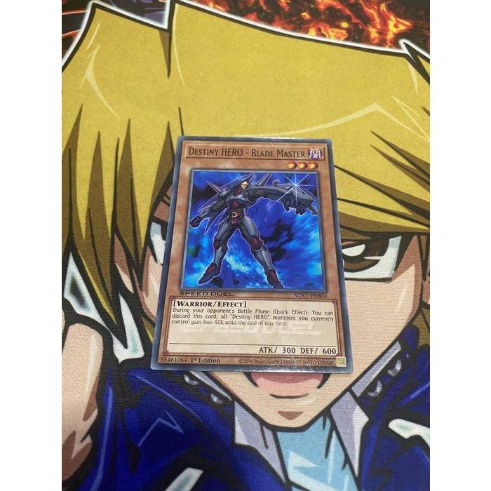 Destiny HERO - Blade Master YUGIOH TCG Speed Duel GX