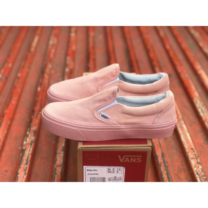 SEPATU43 VANS AUTHENTIC FULL PINK HITAM POLOS WHITE PUTIH OLDSKOOL ERA