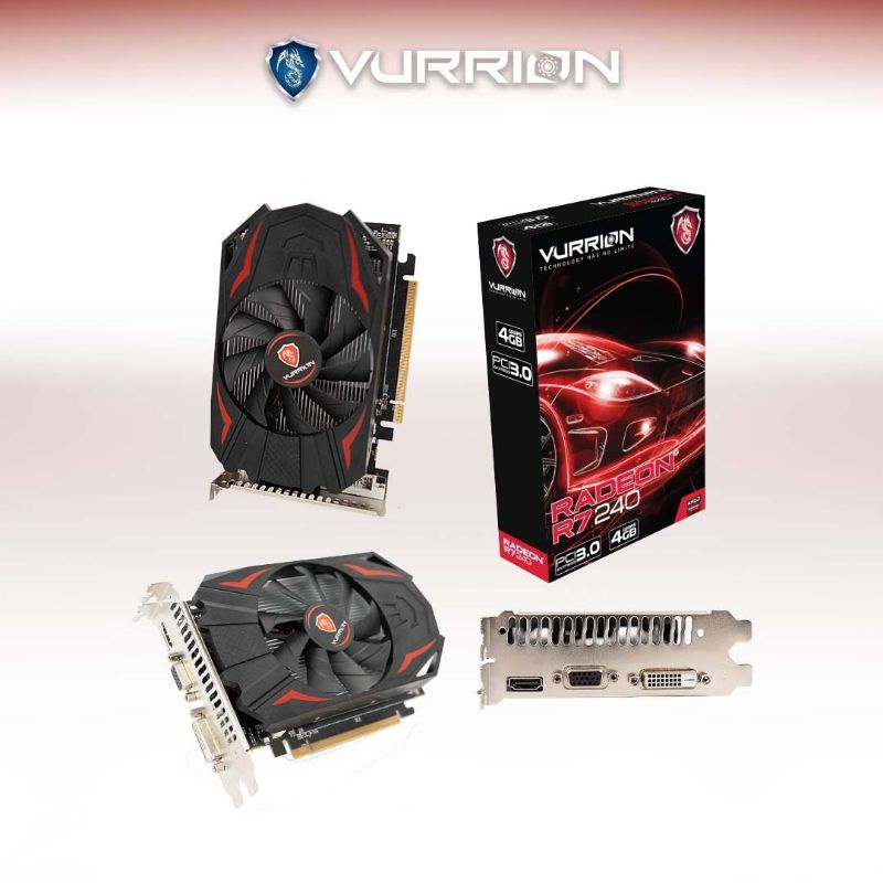 VGA AGS VURRION AMD RADEON R7 240 4GB DDR5 128bit REAL CAPACITY