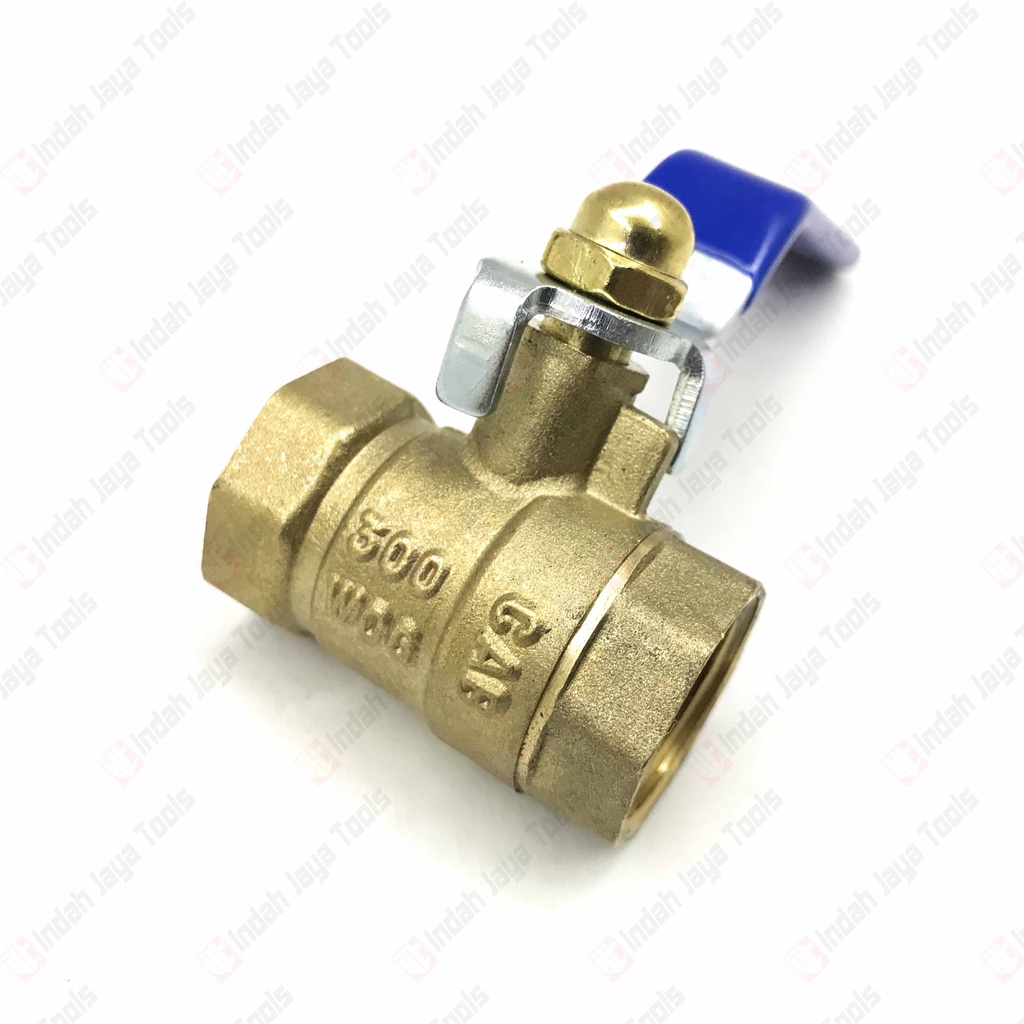 KUNINGAN MURAH Ball Valve 1/2" Keran 1/2 Inci Inch Stop Kran