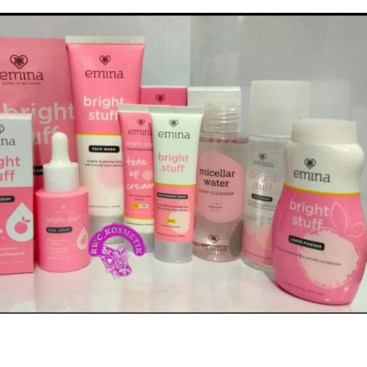 Flash Sale|SQ14|Emina Bright Stuff Paket Lengkap Besar Dan Kecil