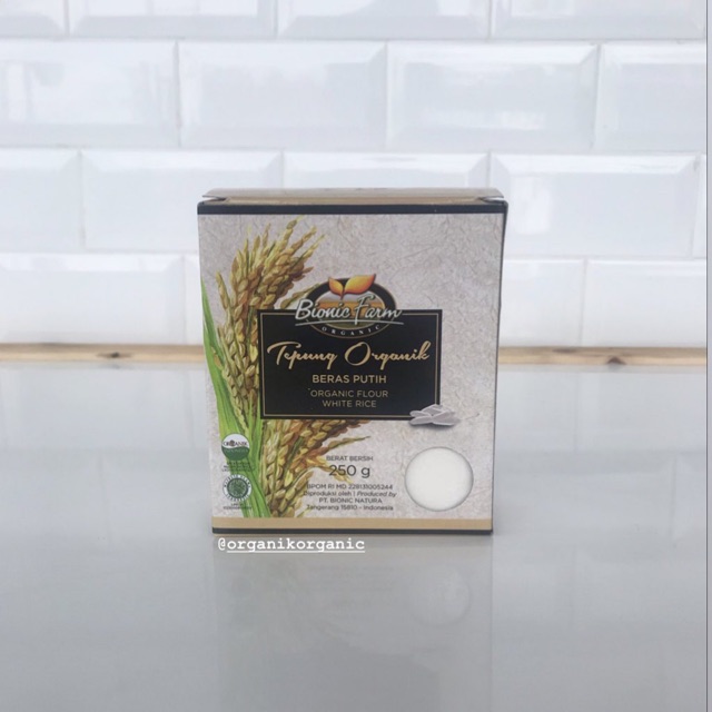 

Bionic Farm Tepung Organik Beras Putih 250 gram