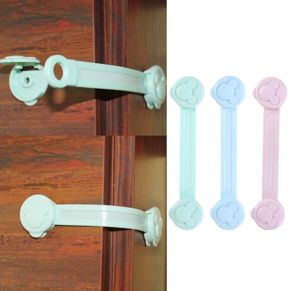 Lanfy Safety Lock Brankas Multi Fungsi Anak Kartun Tikus Lemari Kulkas Furniture Laci Kunci Tali