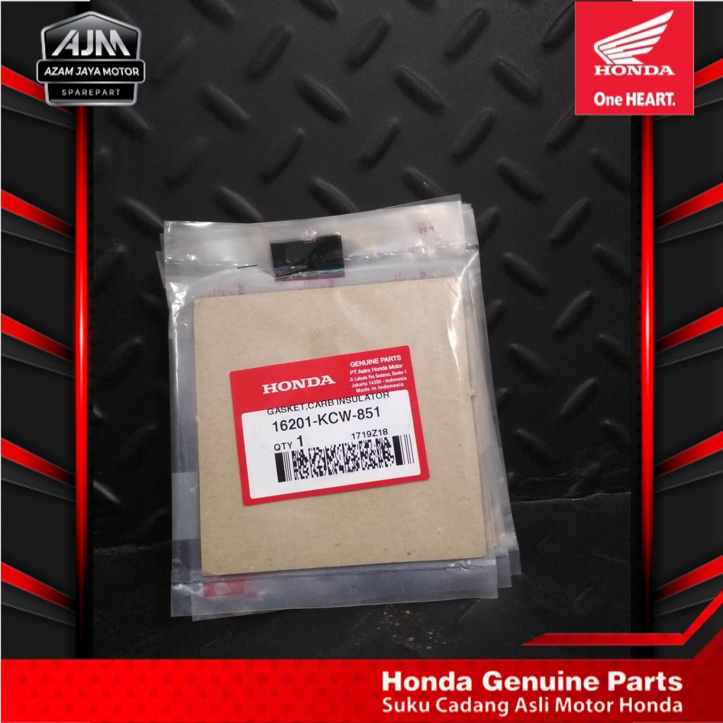 Paking Intake Karburator Honda Wave 16201KCW851